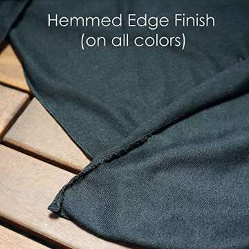 Stretch Head Wraps for Women | Extra Long Jersey Knit Turbans| Soft Cotton African Head wrap Scarf | BLACK HEAD WRAP