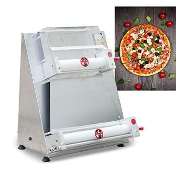 Electric 370W Commercial Pizza Dough Sheeter - Max 15 Inch