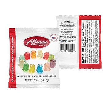 Albanese Gummi Bear Snack Packs - 12 Flavors