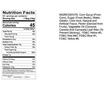 Albanese Gummi Bear Snack Packs - 12 Flavors