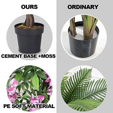 Goplus 6FT Lifelike Artificial Wisteria Tree for All Spaces