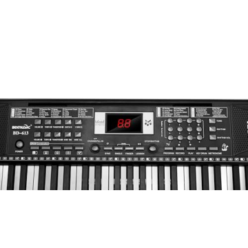 61 Key Keyboard Piano - Portable Electronic Keyboard for All Ages with Speakers, Microphone, and She...
