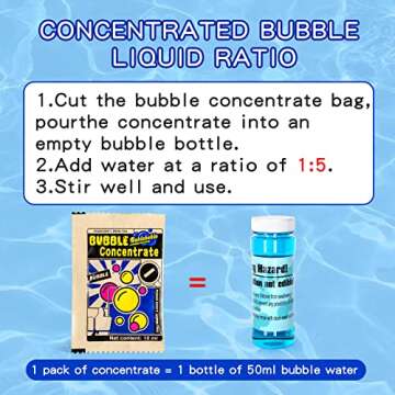 TEMI Bubble Lawn Mower Toy for Kids Aged 1-8