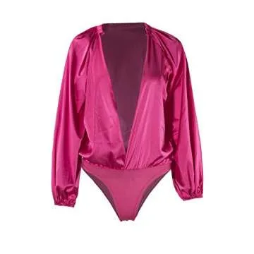 Sedrinuo Women 2 Piece Satin Dress for Clubwear