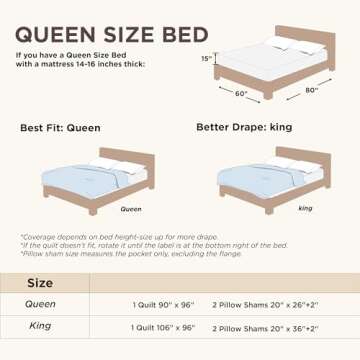 Ultra Soft Bedsure Queen Quilt Cream Yellow Bedspread