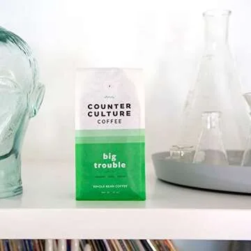 Counter Culture Coffee Big Trouble - Medium Roast, Sustainably Farmed, Kosher, Whole-Bean Coffee, 12...