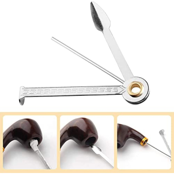 8pcs Stainless Steel Pipe Tool Set for Smokers