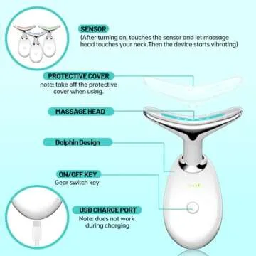 Floverkity Red-Light Massager for Anti-Wrinkles & Beauty