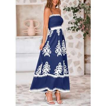 PRETTYGARDEN Summer Floral Sundress for Women 2025