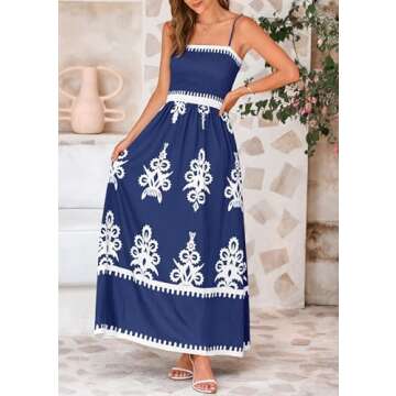 PRETTYGARDEN Summer Floral Sundress for Women 2025