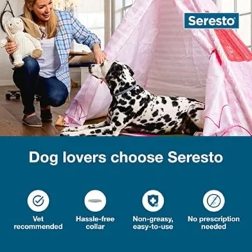 Seresto Large Dog Flea & Tick Prevention Collar - 8 Months Protection