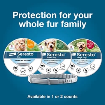 Seresto Large Dog Flea & Tick Prevention Collar - 8 Months Protection