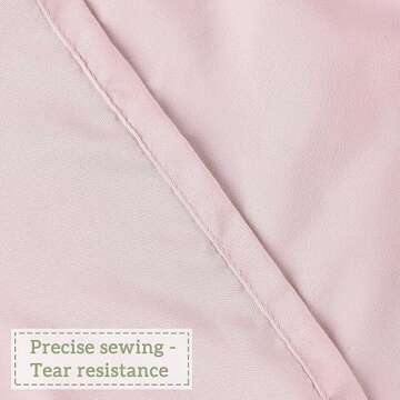 Homechoice Decor Peach Ruffle Shower Curtain, Vintage Handcrafted Bow Tie Bath Curtain for Master Bathroom, Ruched Microfiber Bathroom Curtain with 12 Buttonholes, 72" W x 84" H (LQ-10)