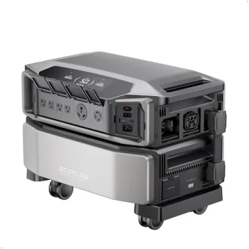 EF ECOFLOW DELTA Pro Ultra 6144Wh Power Station, 120/240V 7200W AC Output, Lifepo4 Home Battery Back...