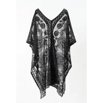 Women’s Lace V-Neck Swimwear Cover-Up Dress - Perfect for Summer