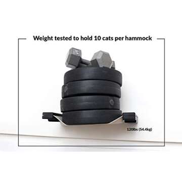 Solid Wood Cat Shelf Handcrafted Wall-Mounted Onyx 12 Inch