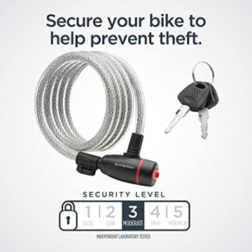 Secure Your Bike with Schwinn Braided Steel Key Lock