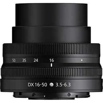 Nikon NIKKOR Z DX 16-50mm f/3.5-6.3 VR Lens for Photography