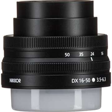 Nikon NIKKOR Z DX 16-50mm f/3.5-6.3 VR Lens for Photography