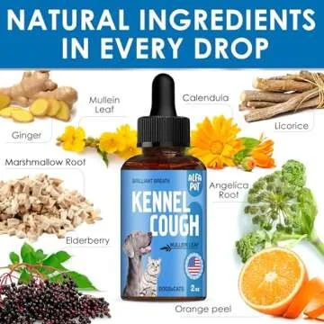 Natural Dog Cough Treatment for Dogs and Cats - 2 Oz