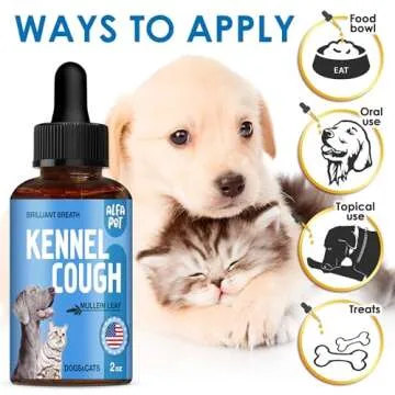 Natural Dog Cough Treatment for Dogs and Cats - 2 Oz
