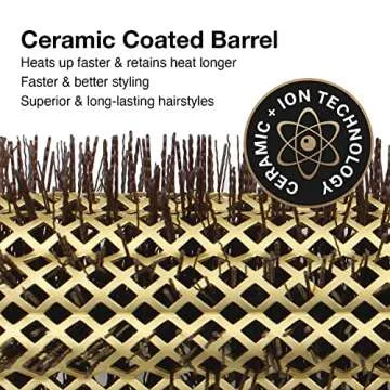 Olivia Garden PowerGrip Thermal Brush for Effortless Styling