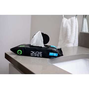 DUDE Wipes Flushable Extra-Large Wipes with Aloe and Vitamin E