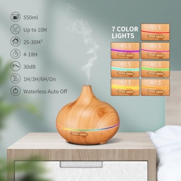 Essential Oil Aroma Diffuser for Home and Office