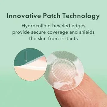 Rael Pimple Patches, Miracle Microcrystal Spot Cover - Hydrocolloid Acne Patch with Tea Tree Oil, Early Stage Zits and Blemish, Korean Skin Care, Vegan, Cruelty Free (36 Count)