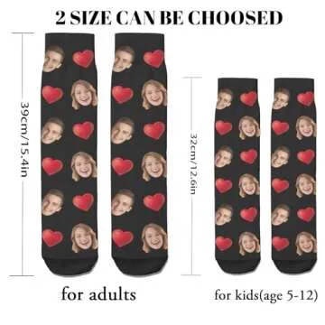 COLORSFORU Custom Socks: Personalized Gifts with Pictures