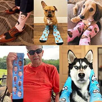 COLORSFORU Custom Socks: Personalized Gifts with Pictures
