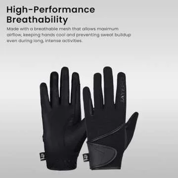 Jayefo All Season Horse Riding Gloves for All Activities