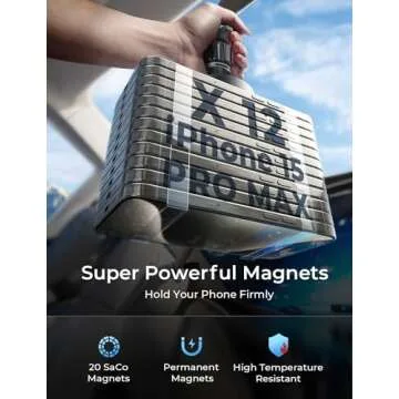 LISEN Magnetic Car Charger - Fast Wireless Charging