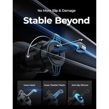 LISEN for Magsafe Car Mount Charger, Fast Charging 15W Air Vent Magnetic Wireless Car Charger for iPhone 16 Pro Max, Vent Phone Mount for Car Wireless Charger Fits iPhone 15 14 13 12, Black