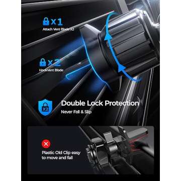 LISEN for Magsafe Car Mount Charger, Fast Charging 15W Air Vent Magnetic Wireless Car Charger for iPhone 16 Pro Max, Vent Phone Mount for Car Wireless Charger Fits iPhone 15 14 13 12, Black