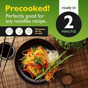 The Real Skinny Pasta - Healthy Konjac Shirataki Noodles - Angel Hair, 6 Pack