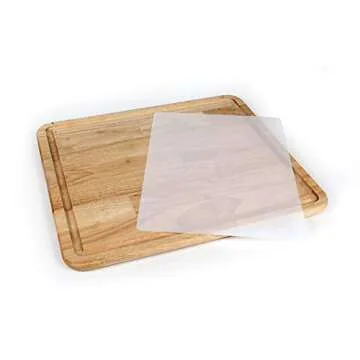 Camco Hardwood Cutting Board with Non-Skid Backing & Mat