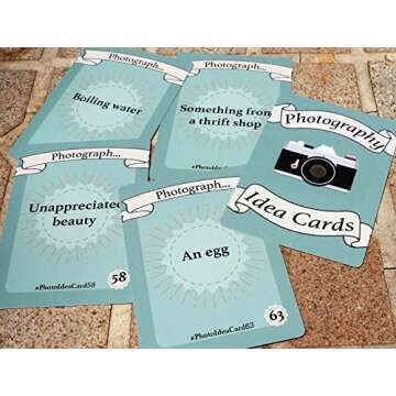 Insprinity Photography Idea Cards Original Deck - Unique Themes & Challenges for Photographers & Camera Lovers, Beginners & Pros, Men & Women - Cool Photography Accessory