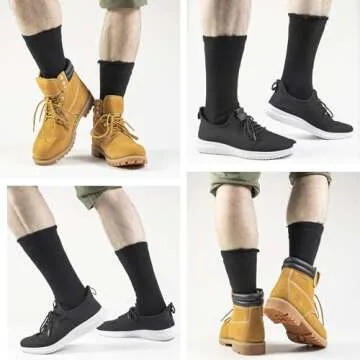 NevEND Thermal Insulated Wool Socks for Winter Comfort