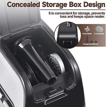 Altra Life Meat Grinder Electric - Stainless Steel, Easy Use