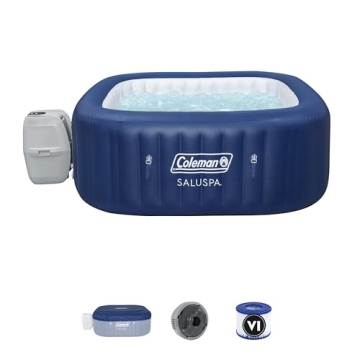 Coleman SaluSpa Atlantis AirJet Hot Tub - 140 Soothing Jets, Portable Outdoor Spa