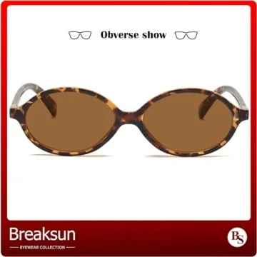 Breaksun Retro Oval Sunglasses Stylish UV Protection