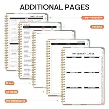 Taja 2025 Planner: Stylish Annual Organizer for Everyone