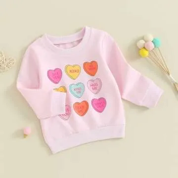 Dcohmch Toddler Girl Valentine Outfit Perfect for All Occasions