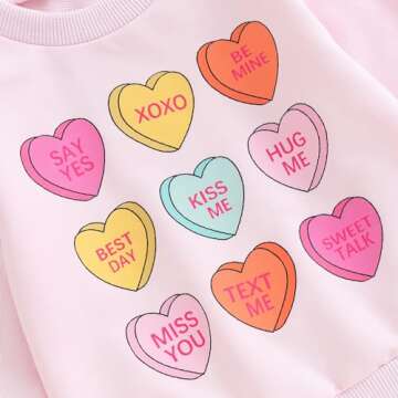 Dcohmch Toddler Girl Valentine Outfit Perfect for All Occasions