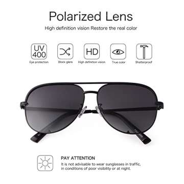 Fashionable SORVINO Oversized Aviator Sunglasses for Everyone