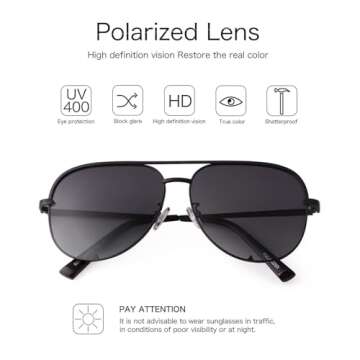 Fashionable SORVINO Oversized Aviator Sunglasses for Everyone