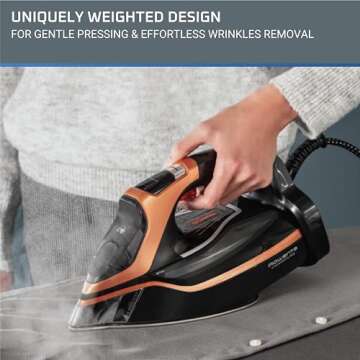 Rowenta Steam Force Pro Iron for Perfectly Pressed Clothes