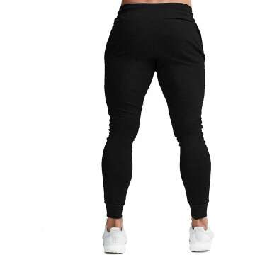 BUXKR Men's Slim Joggers for Gym & Athletic Use