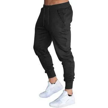 BUXKR Men's Slim Joggers for Gym & Athletic Use